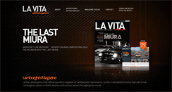 Desktop Screenshot of lavitalamborghini.com